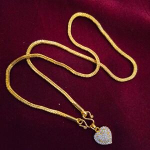 24 inch stone heart doller chains