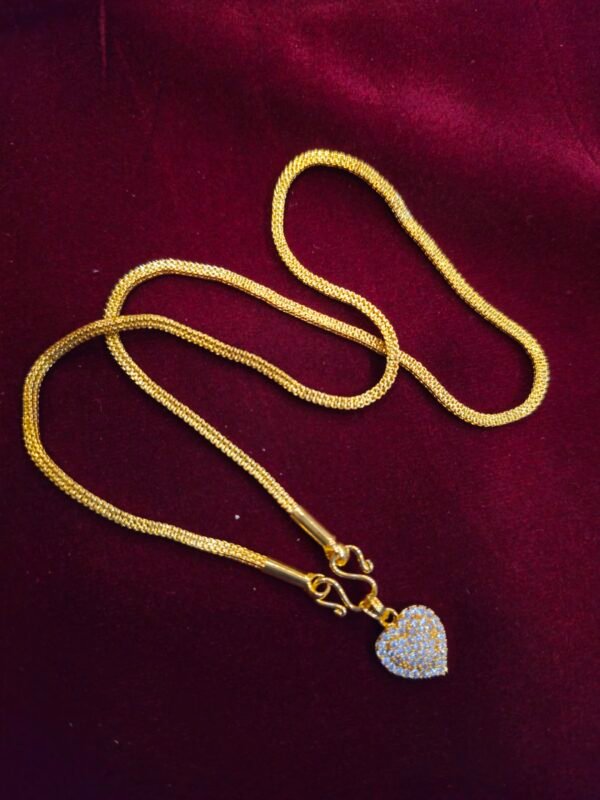 24 inch stone heart doller chains