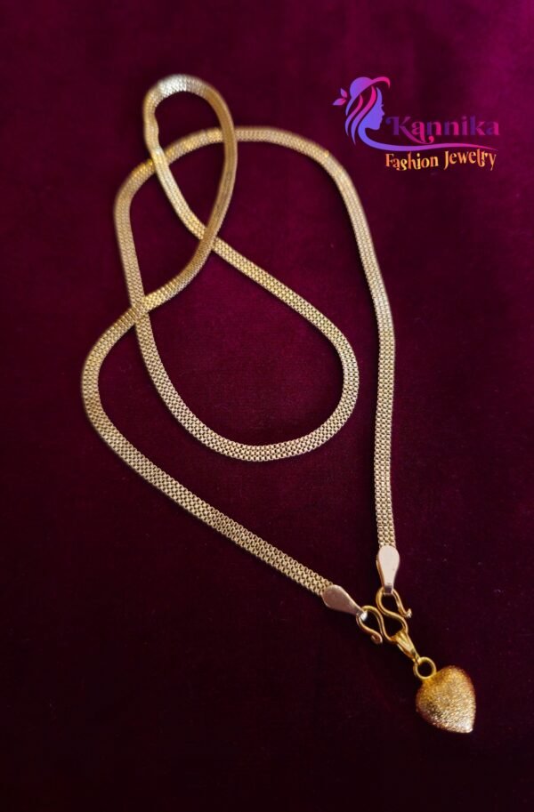 24 Inch Heart Doller Chain [BARK]