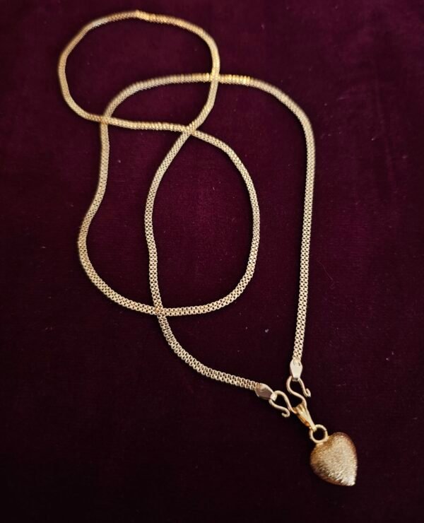 24 Inch Heart Doller Chain [S BARK]