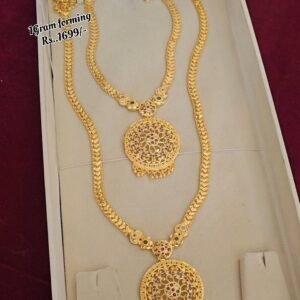 1Gram forming Necklace And Haram