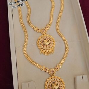 1Gram forming Necklace And Haram