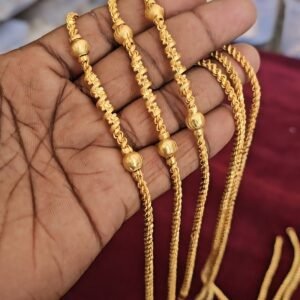 1G Forming gold plated Mugappu 24 inch 1pc